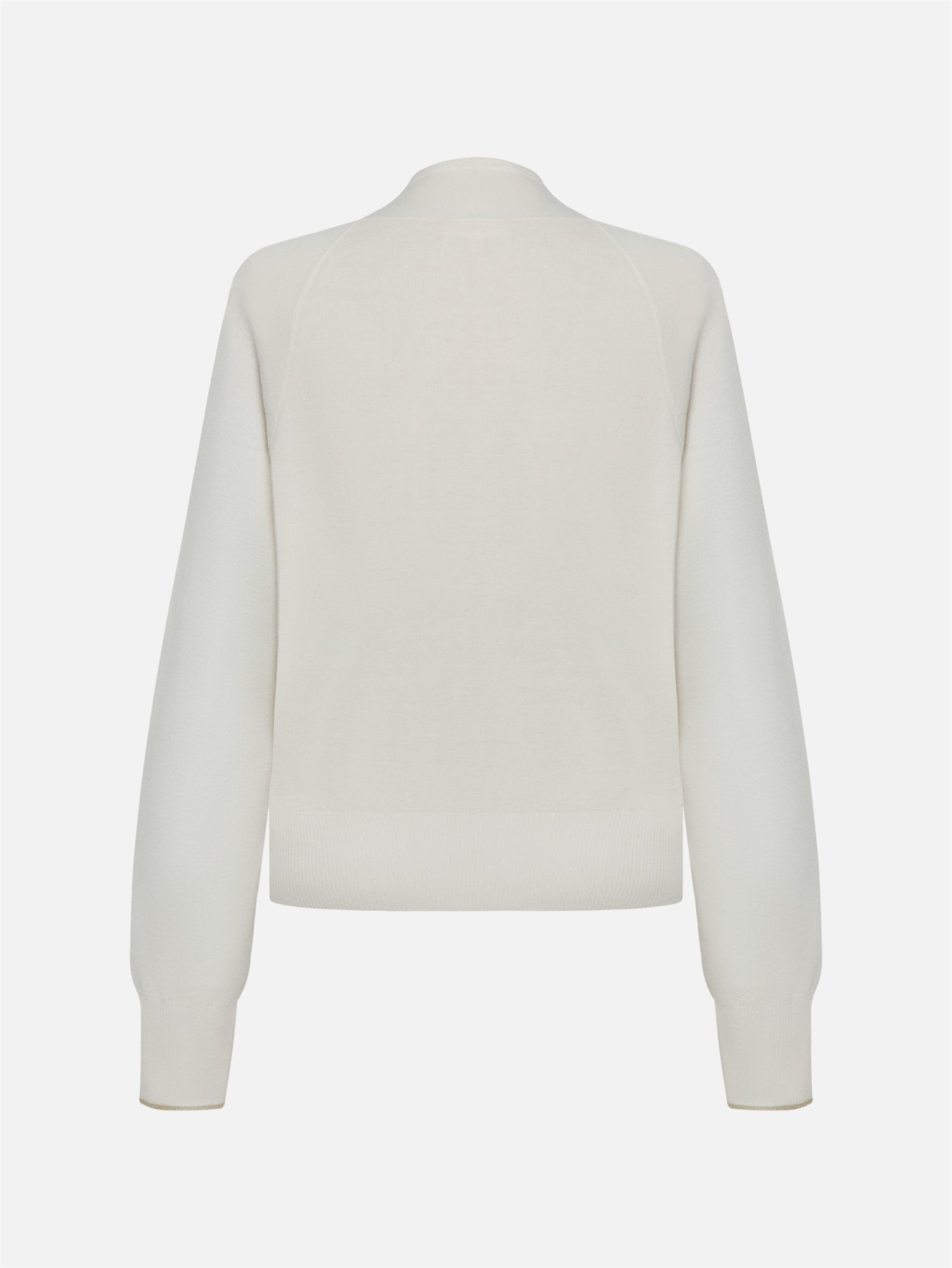 Wool Knit Cardigan | White