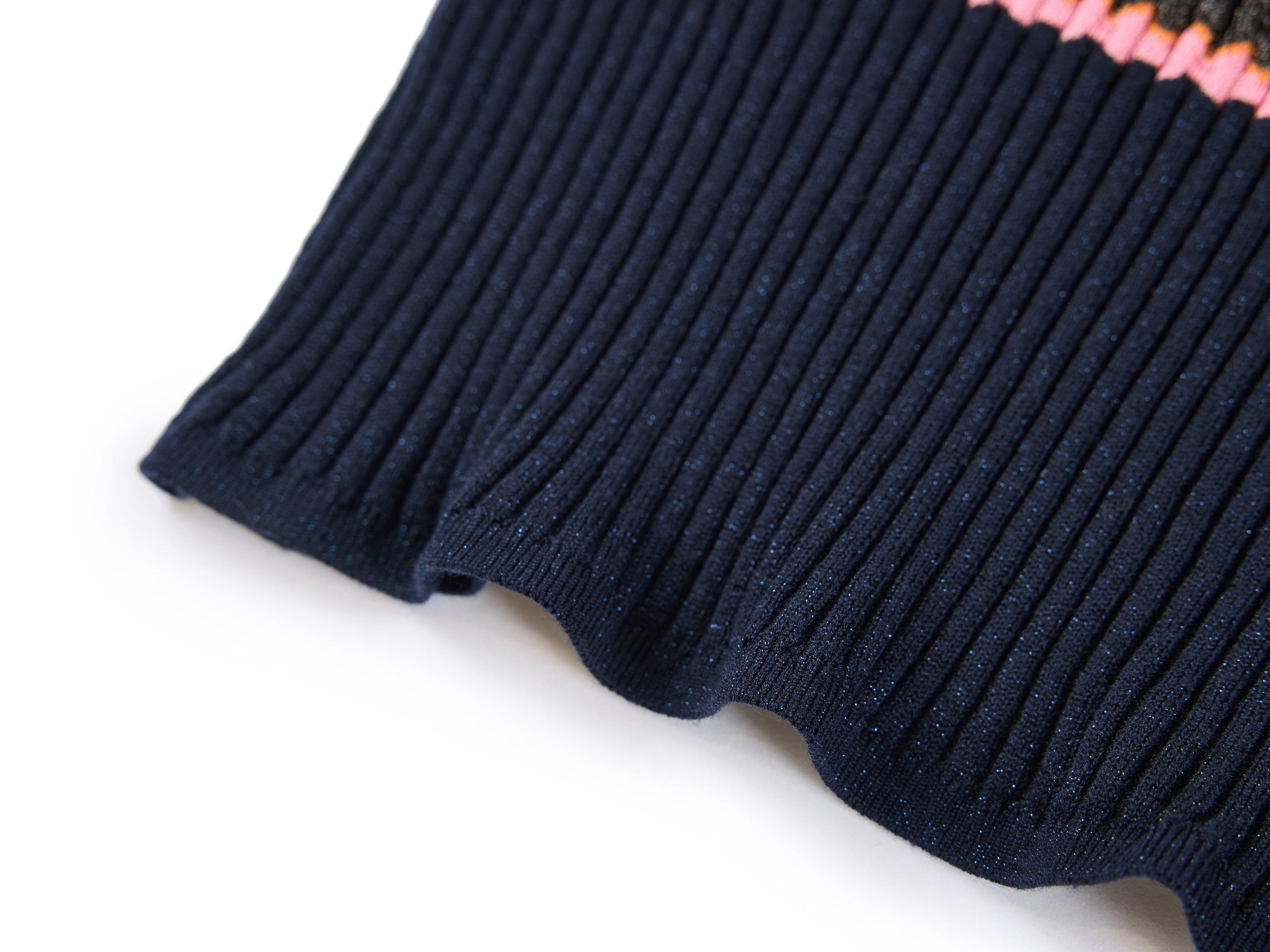 Striped Knit Top | Pink