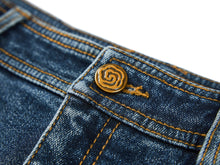 High-Waisted Straight-Leg Jeans | Blue