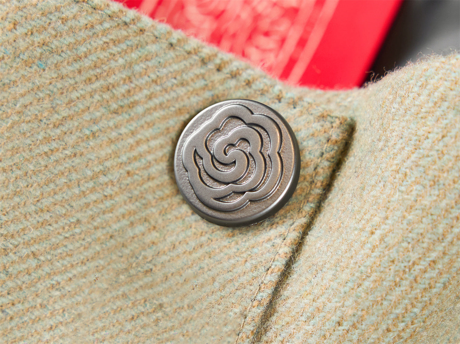 Classic Short Hooded Embroidered Jacket | Green