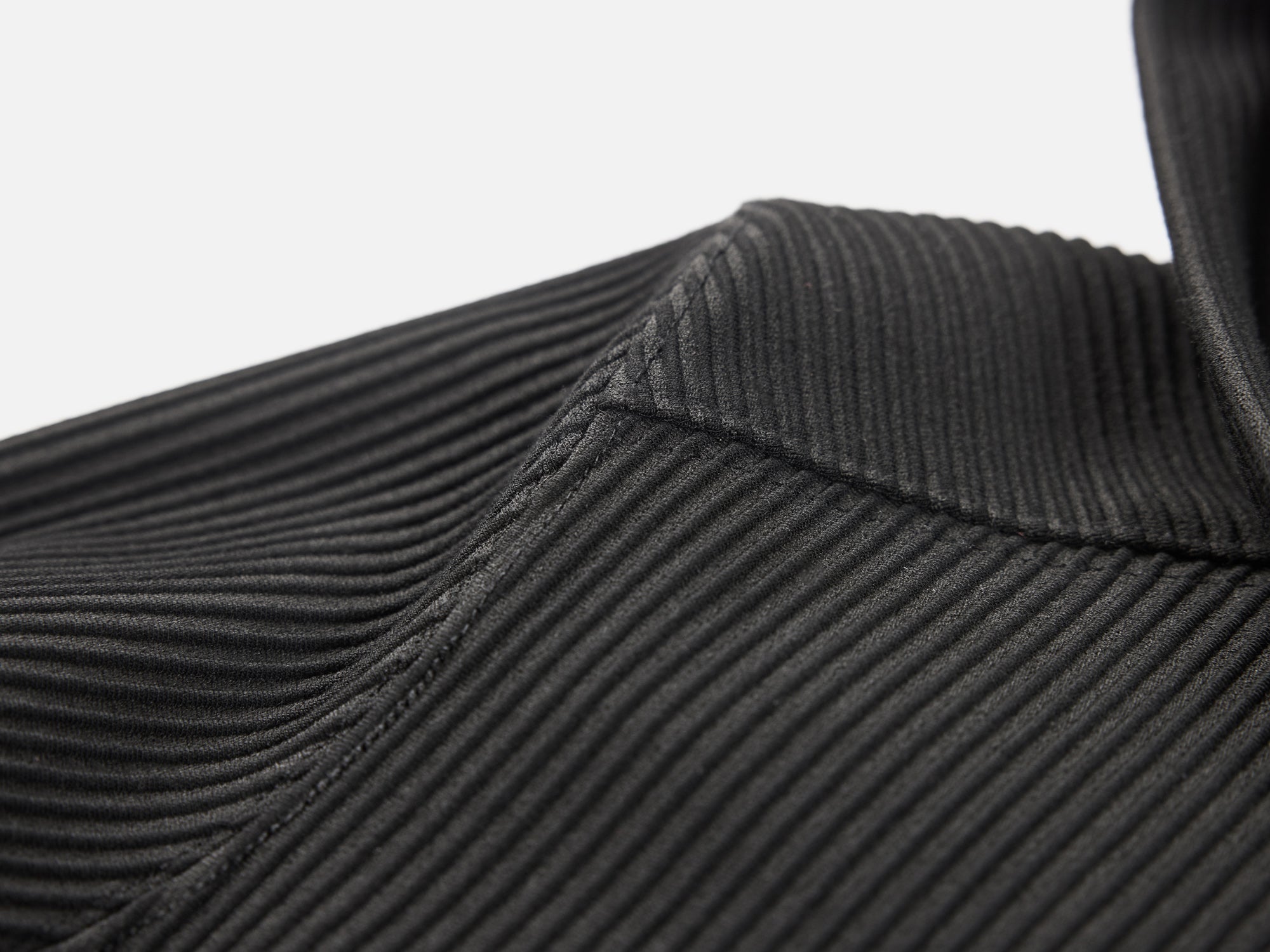 Slim Fit Long Sleeve Top | Black