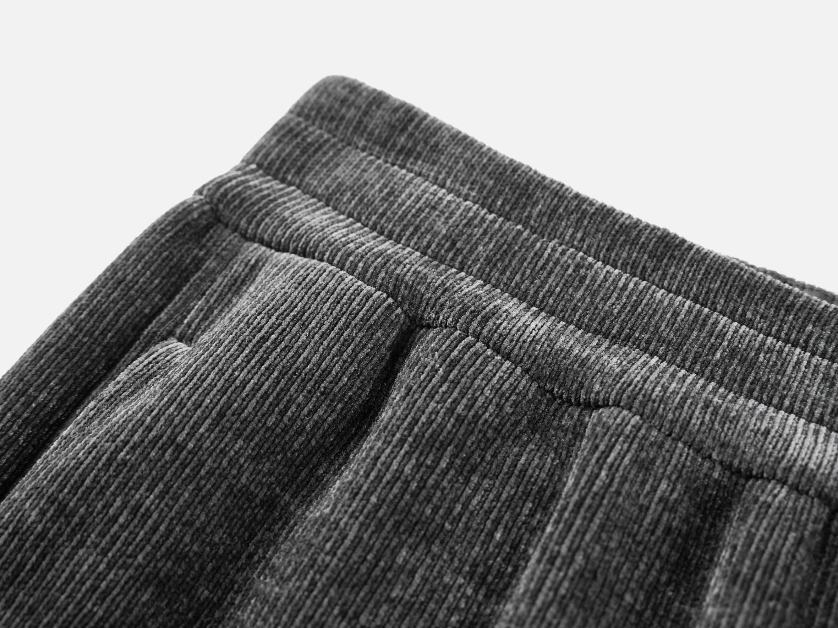 Textured Fabric Pant | Grey