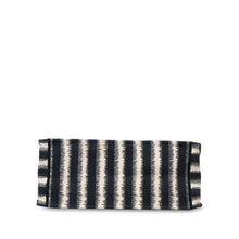 Dior | Pre-Owned Large Striped Book Tote | Blue/Dark Blue