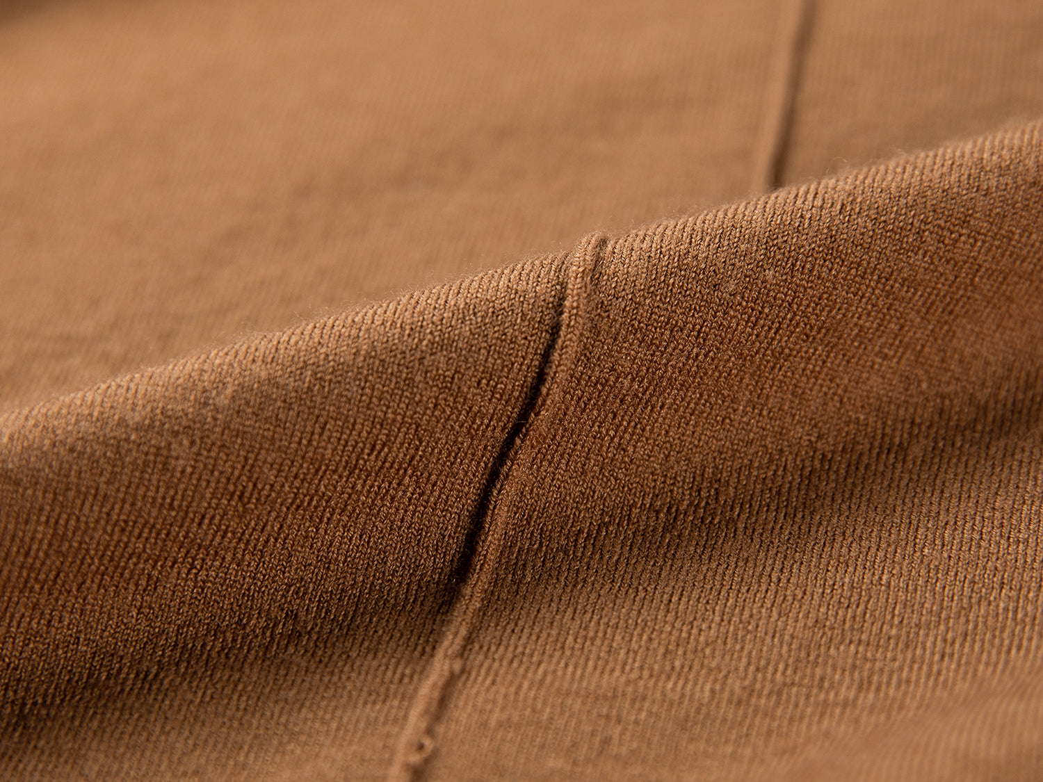 Crewneck Knit Top | Brown