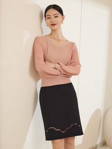 Wool Skirt | Black