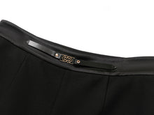 Merino Wool Micro Flare Pants | Black