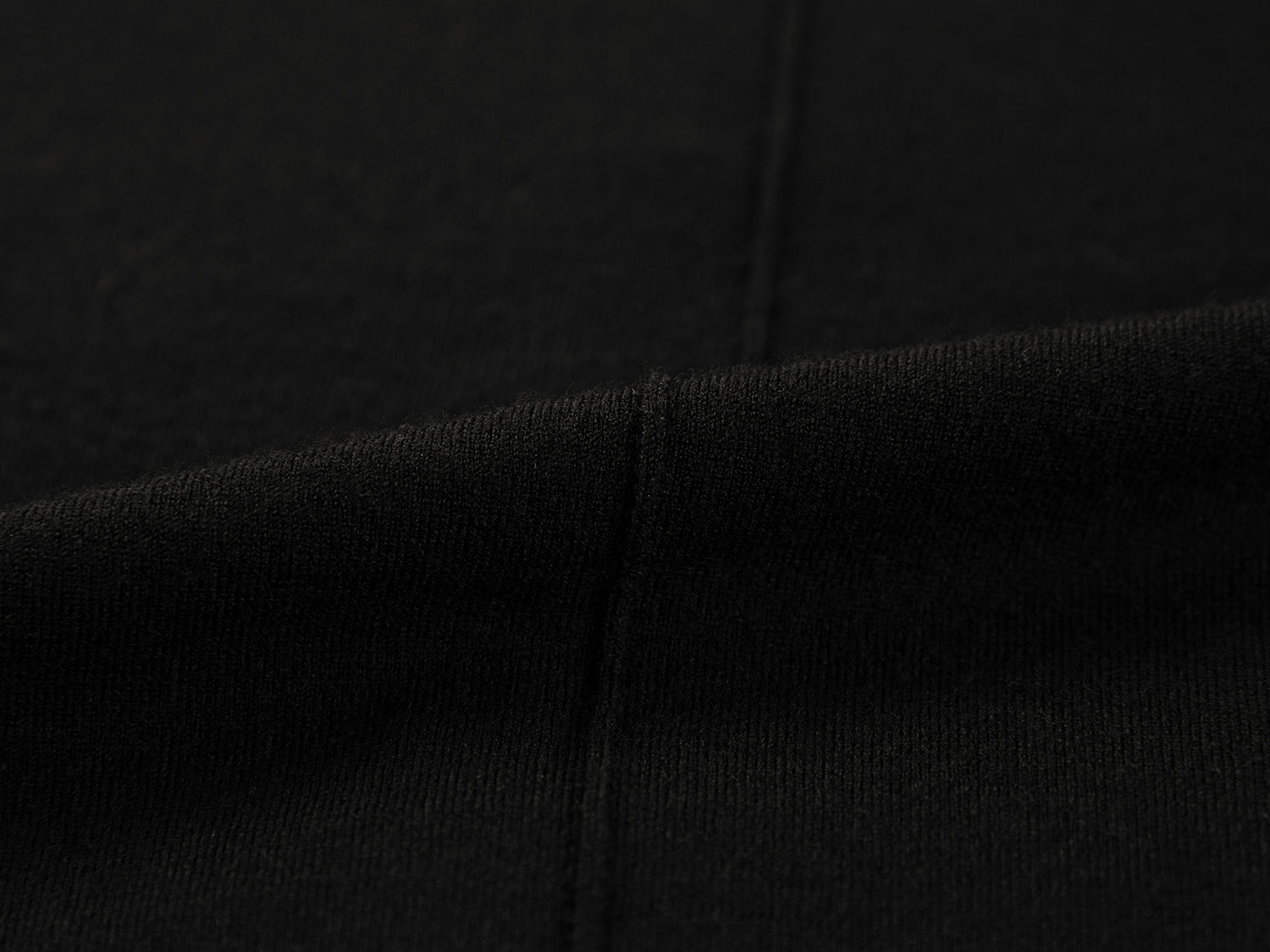 Round Neck Knit Top | Black