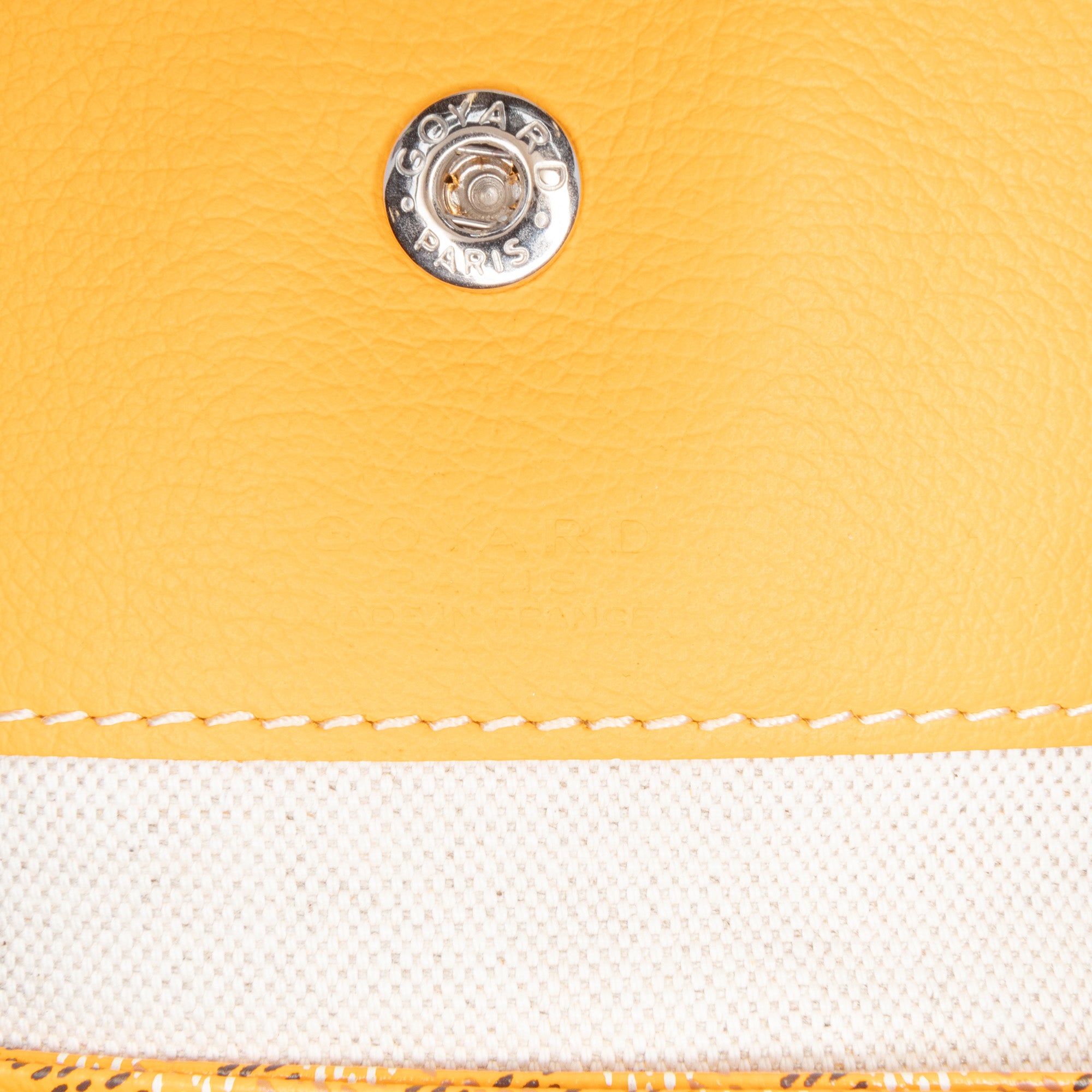 Goyard | Pre-Owned Goyardine Boheme Hobo - II | Yellow