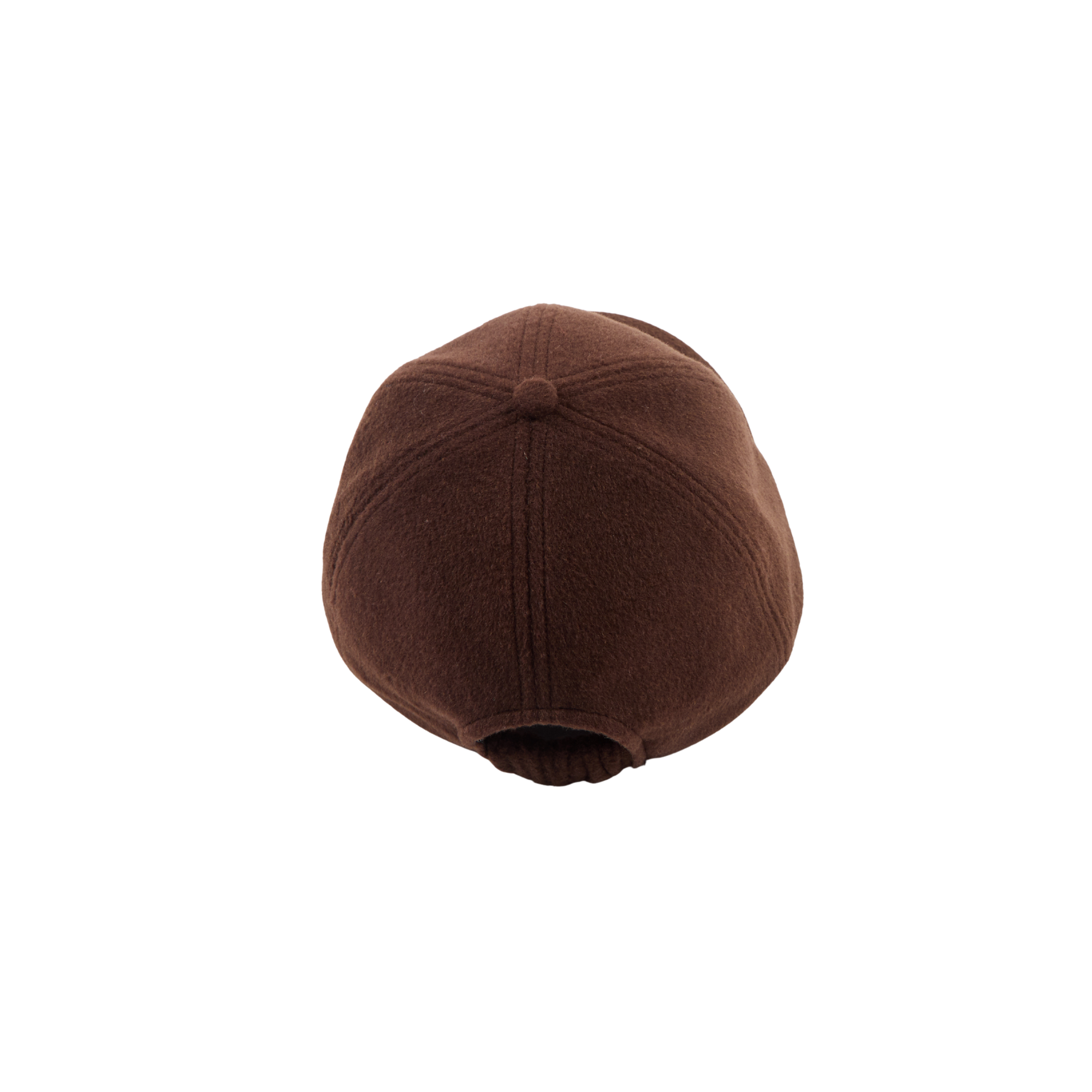 Lo Brushed Wool Cap | Chocolate