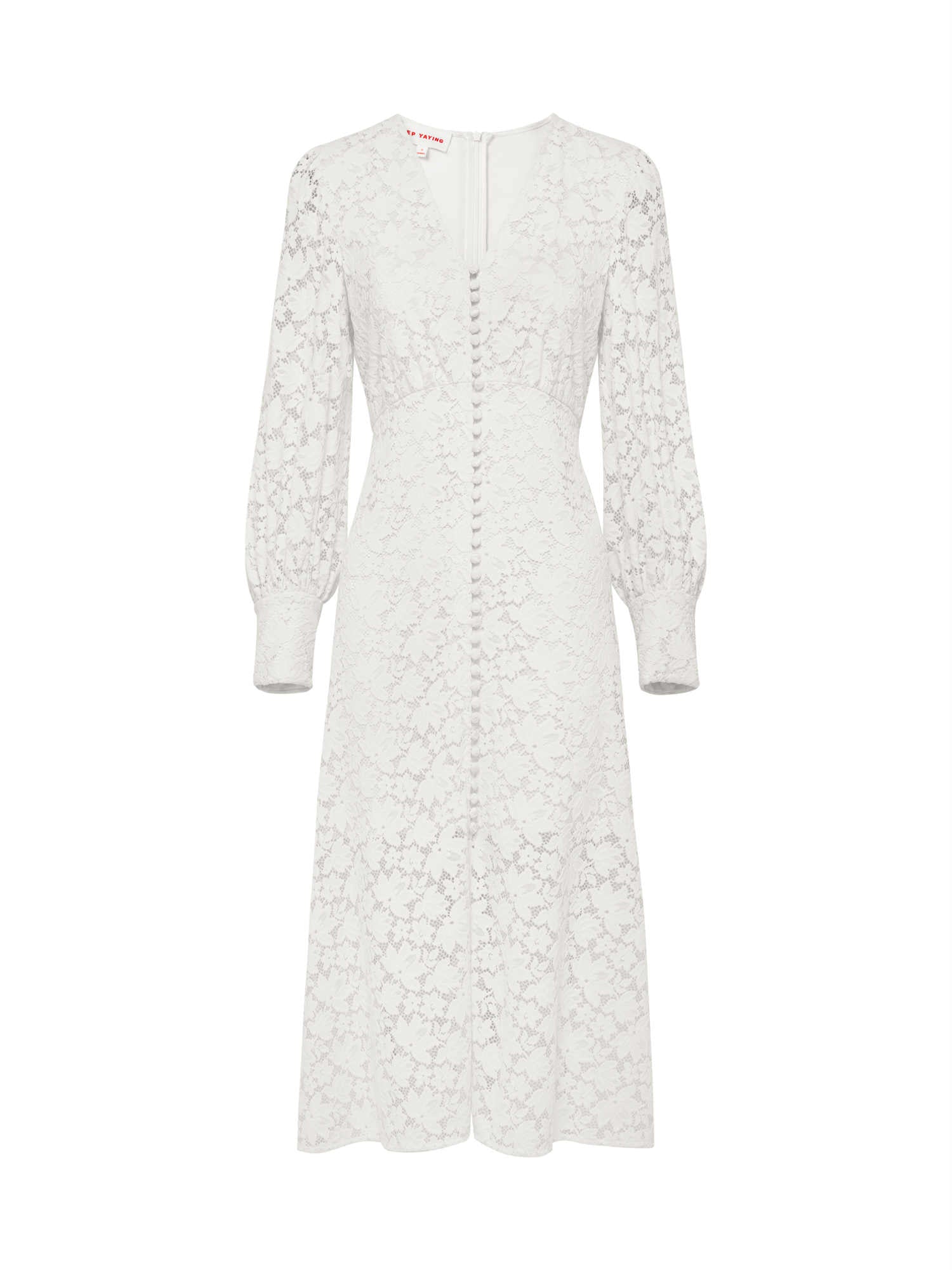 Lace Dress | White