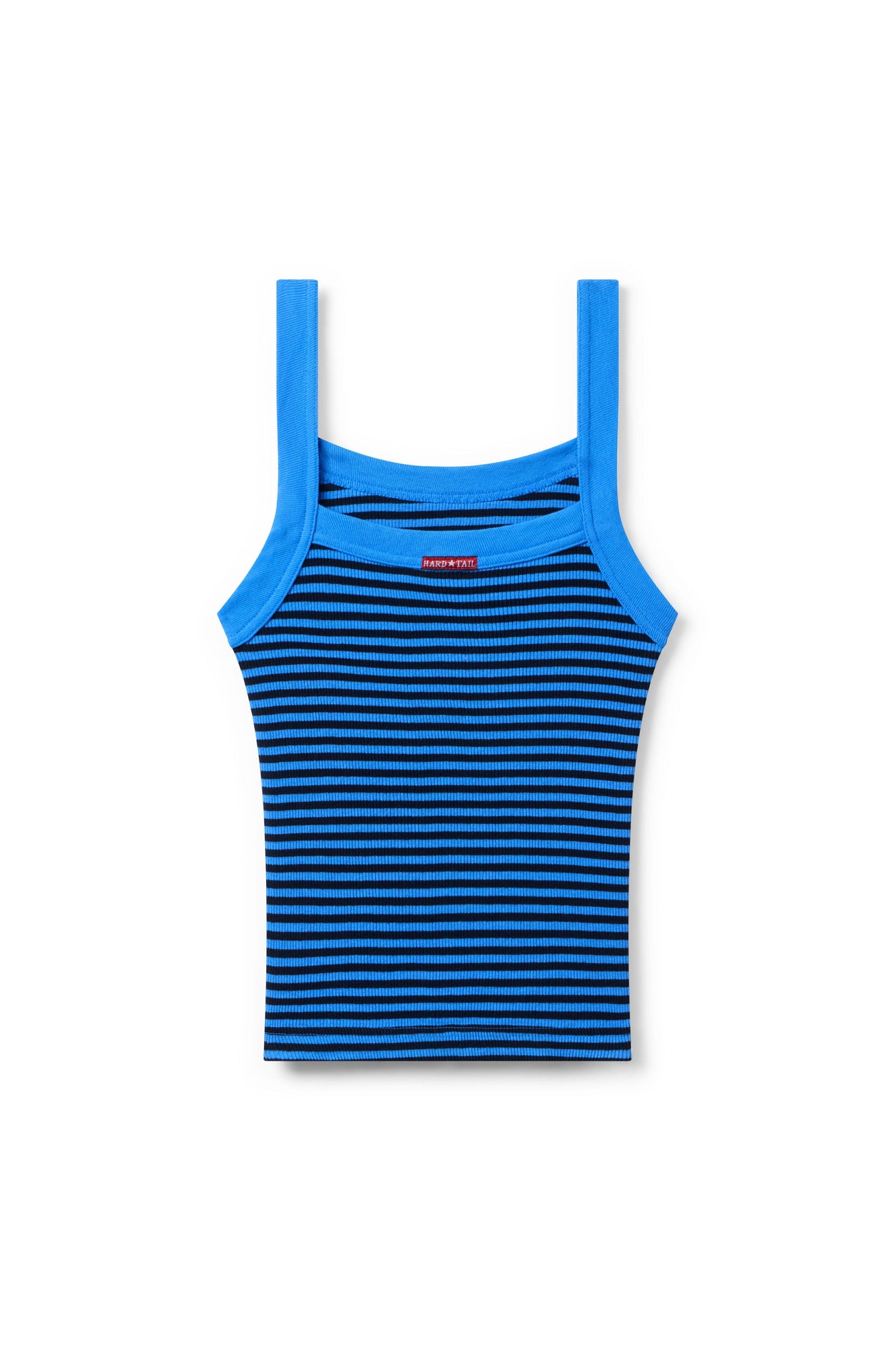 Women | Vintage Striped Sport Ribbed Tank | Marina