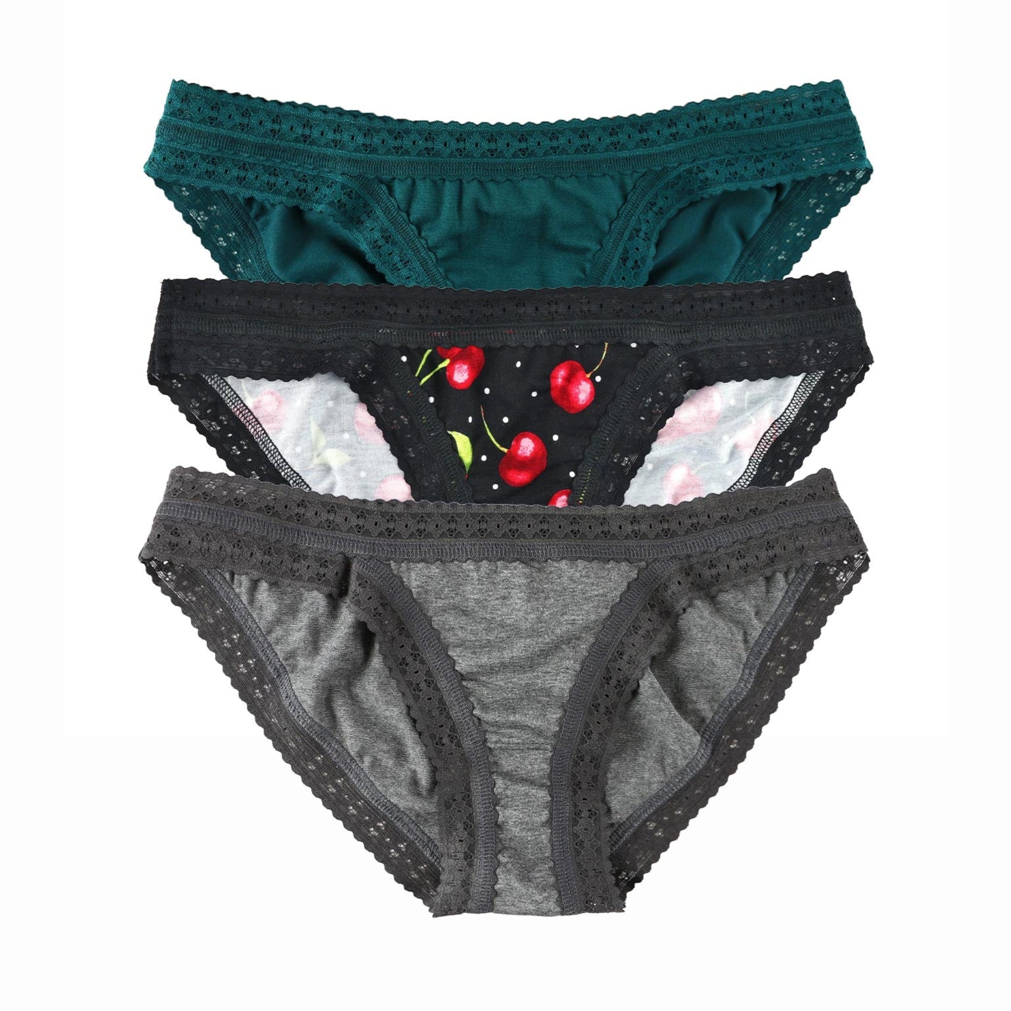 3-Pack DreamEase Modal Brazilian Bikini | Hgra/Chbm/Ivy