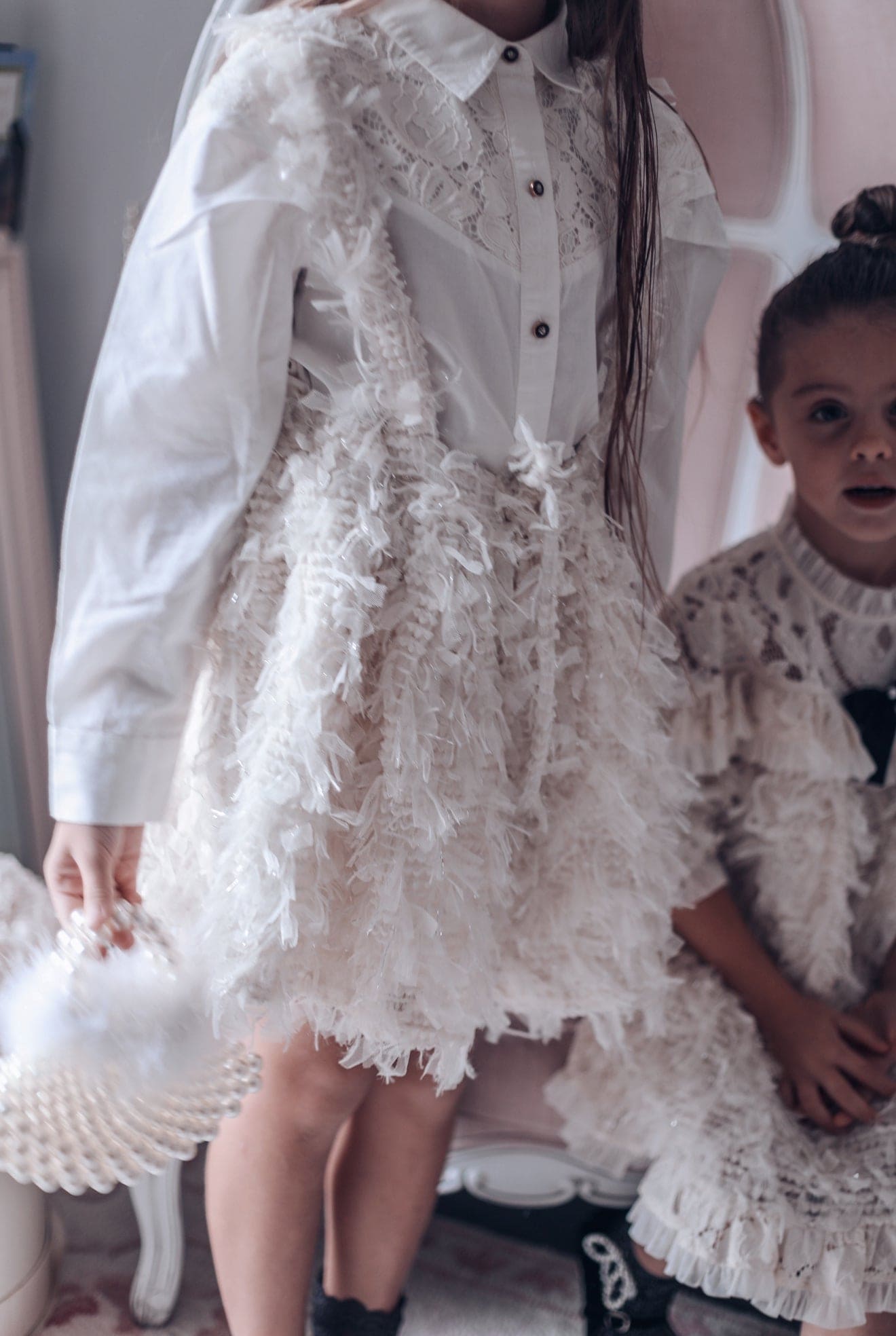 Girl | Ivanna Blouse and Skirt Set | Ivory