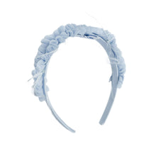 Girl | Skylar Tulle Ruffle Headband | Blue