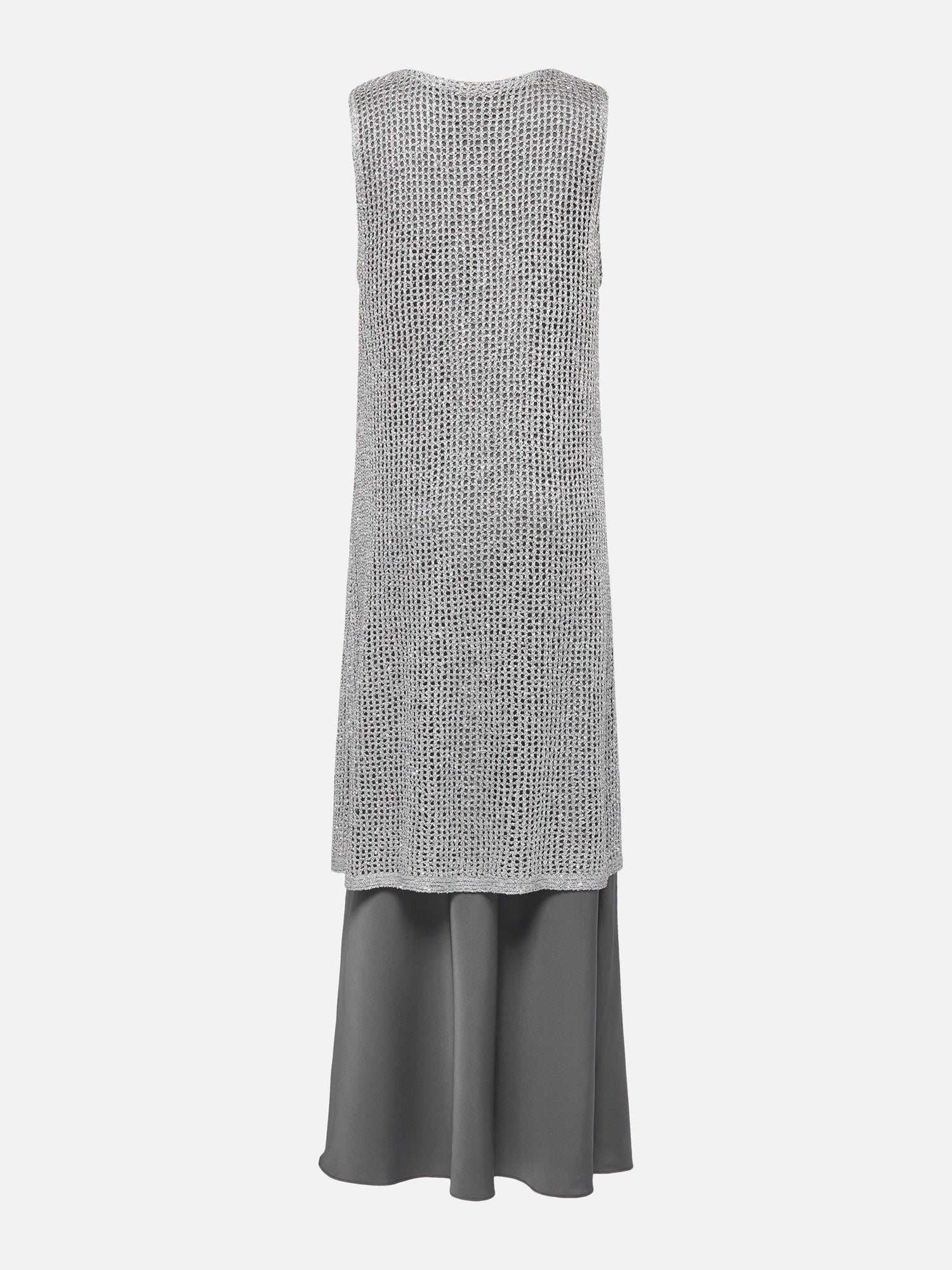 Silk Dress | Grey