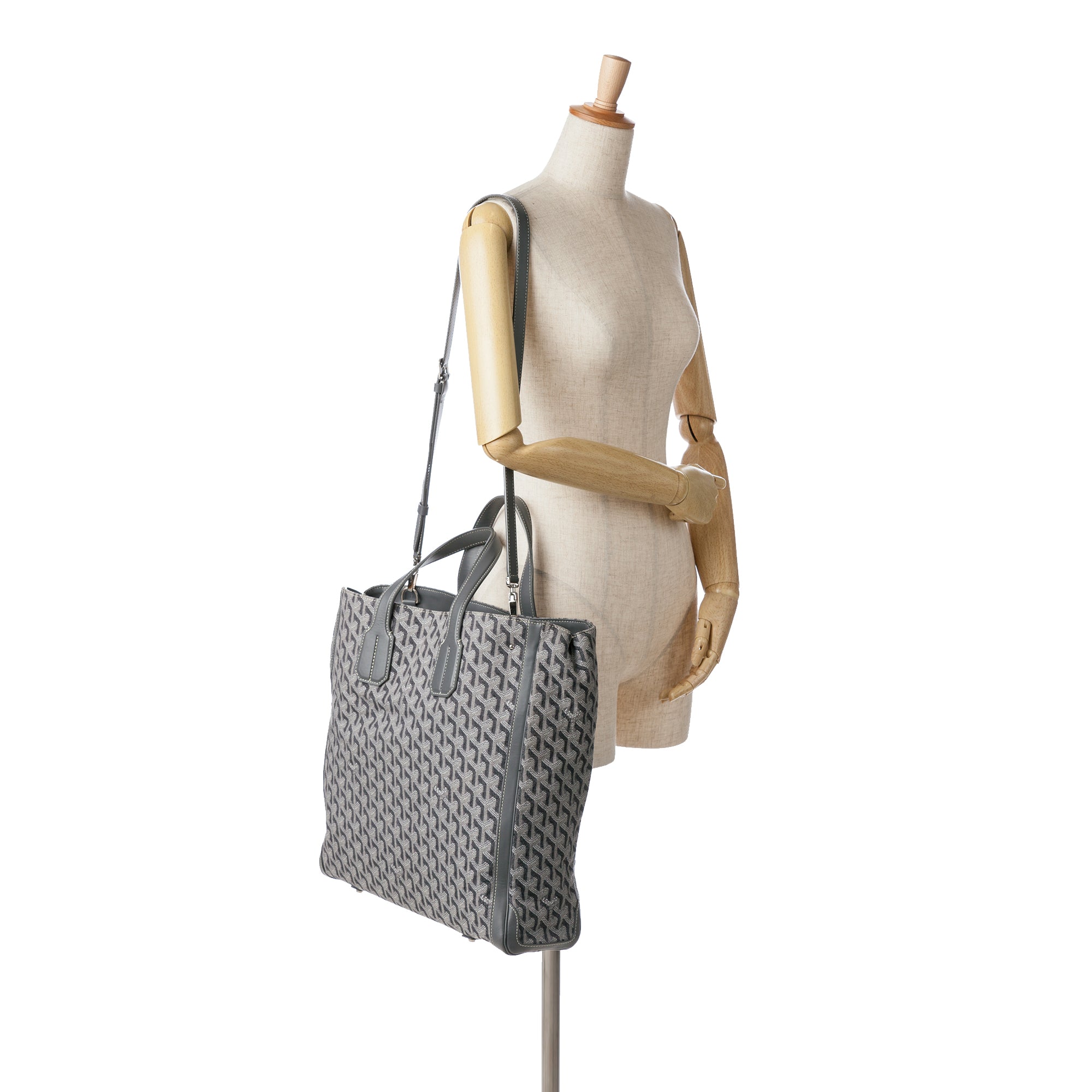 Goyard | Pre-Owned Goyardine Voltaire | Gray