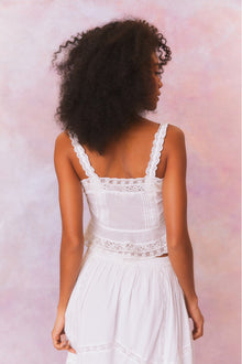 Vietta Cotton Tank Top | True White