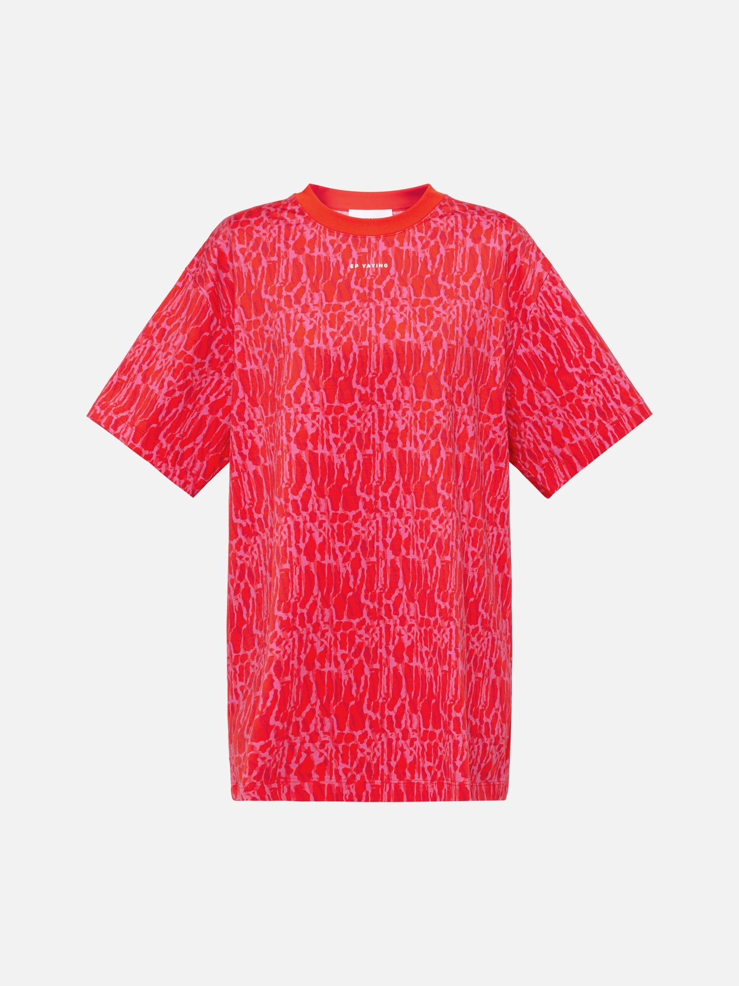 Loose Fit Pure Cotton Short-sleeve T-shirt | Red