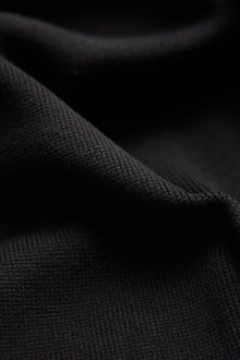 RAINS Sowa Knit Zip Cardigan Black Long Sleeve