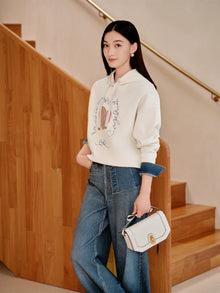Hooded Sweatshirt | White