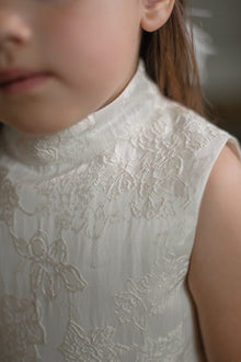 Girl | Eliza Feather Dress | Ivory