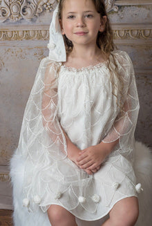 Girl | Faith Scallop Dress | White