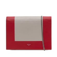 Celine | Pre-Owned Leather Frame Wallet on Chain | Red