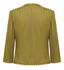Acetate Lightweight Coat | Green