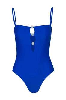 Palm One Piece | Royal Blue