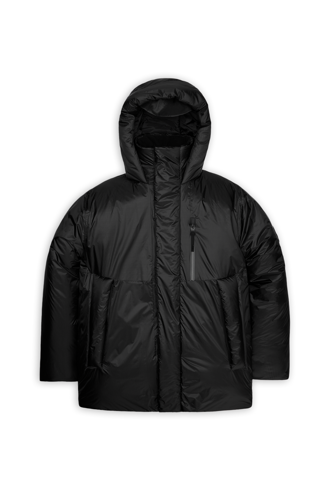 RAINS Torna Insulated Long Jacket Black Jacket