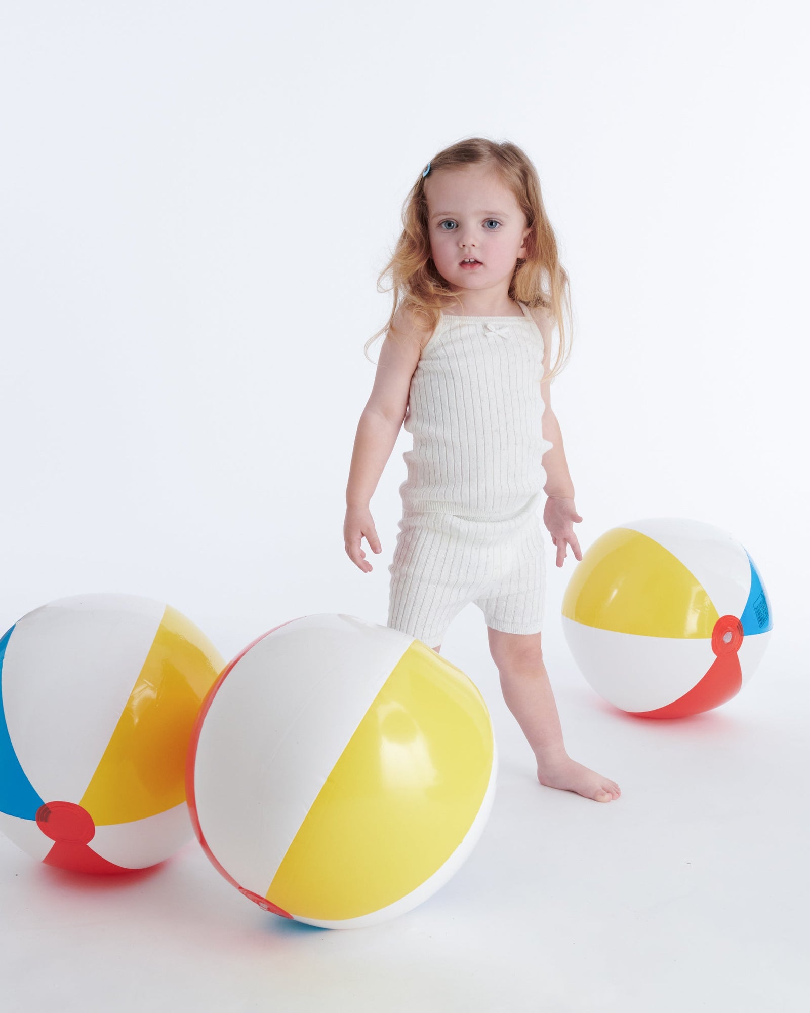 Biker Shorts - Ribbed | Seashell