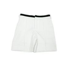 Boy | Alex Shorts With Contrast Line | White x Black