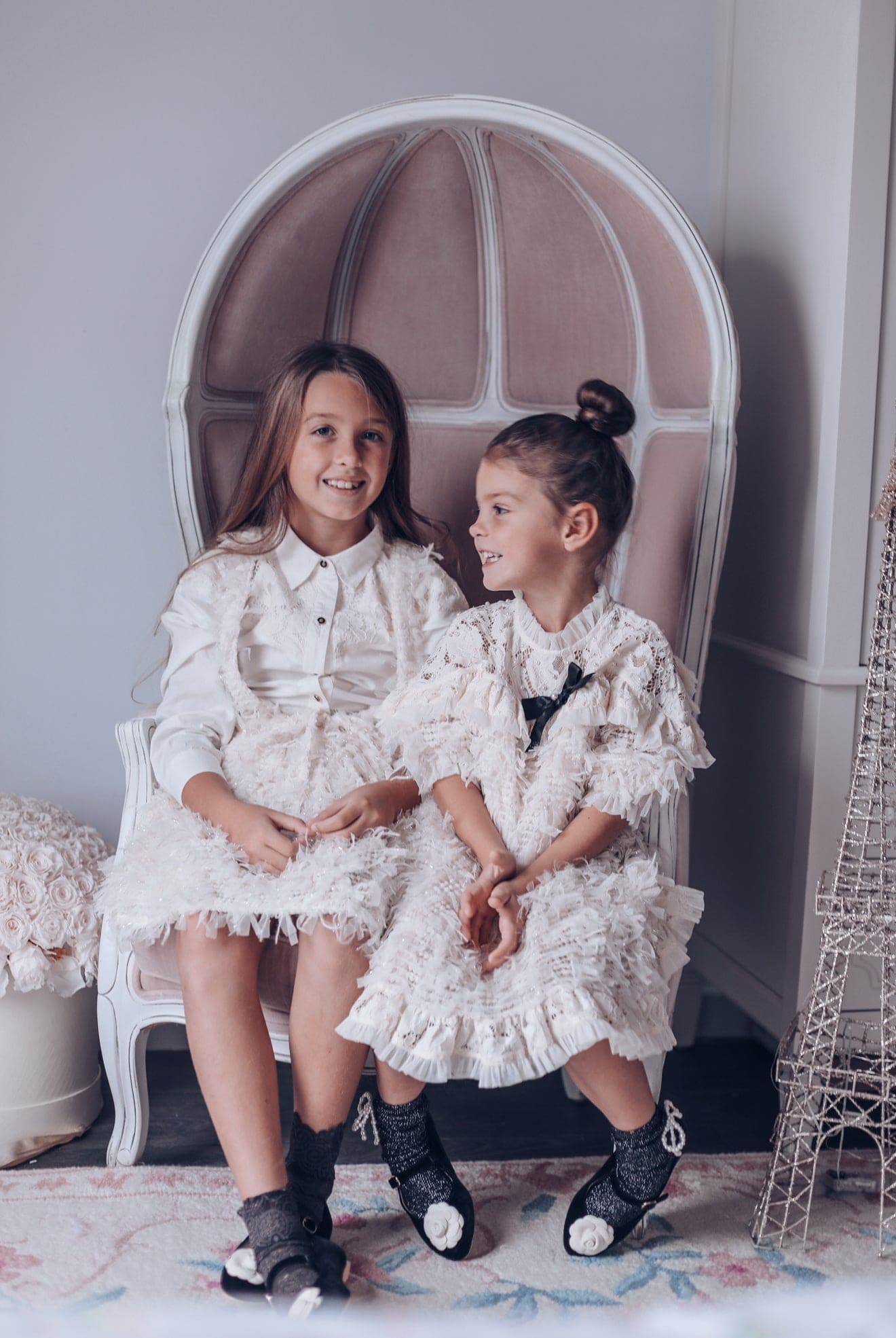 Girl | Ivanna Blouse and Skirt Set | Ivory