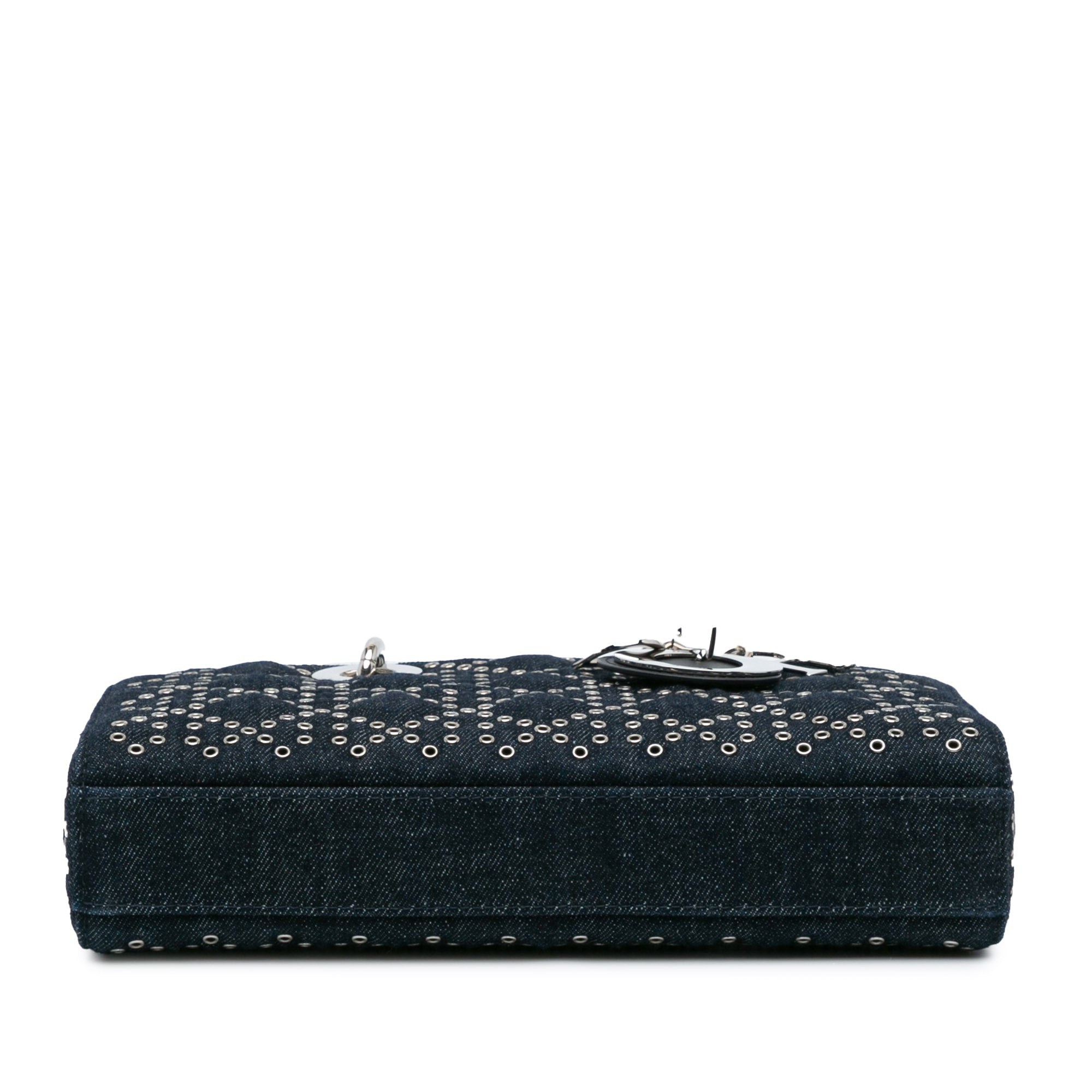Dior | Pre-Owned Medium Denim Cannage Eyelet Lady D Joy | Blue/Navy