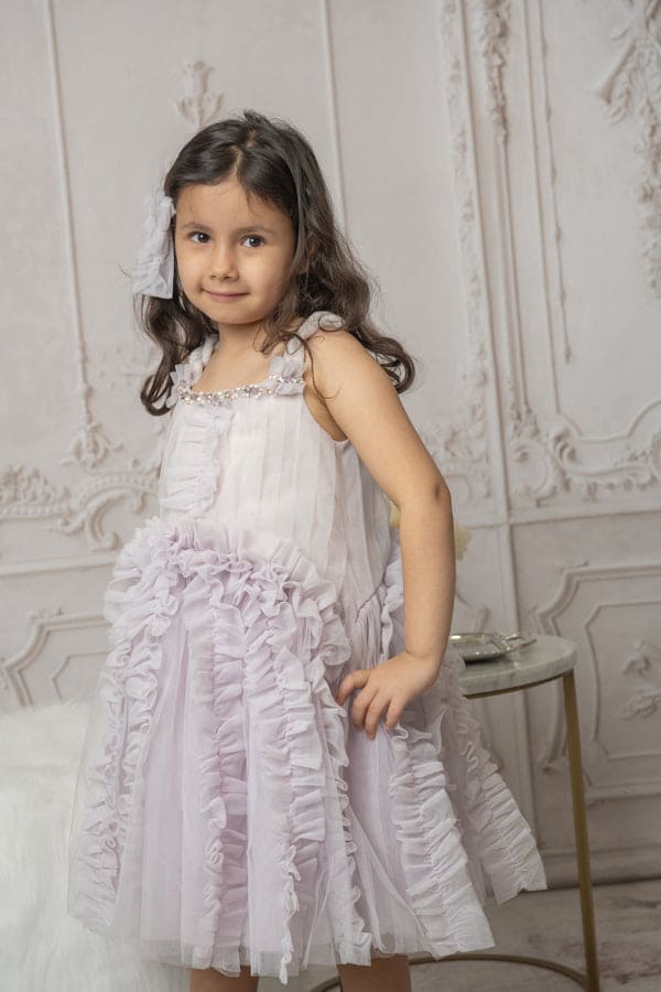 Girl | Ariel Tulle Dress | Lavender