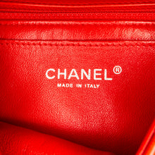 Chanel | Pre-Owned New Mini Rectangular Classic Lambskin Single Flap | Red