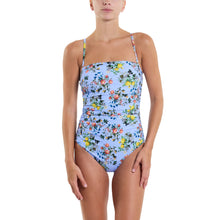 Swim Bandeau One Piece | Thankful (Blue)