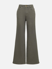 High-Waist Pants | Green