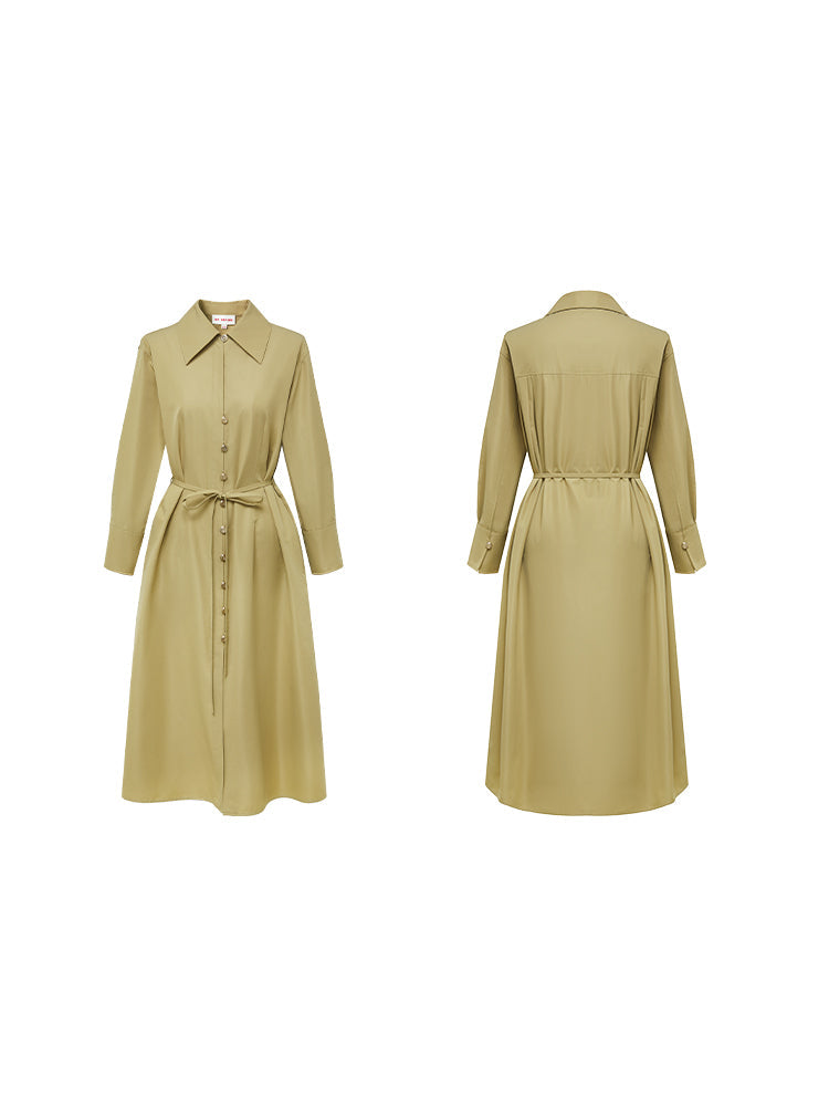Shirt Dress | Green