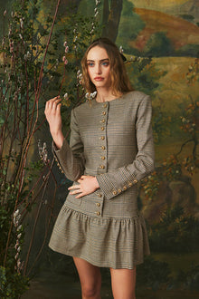 Adams Dress | Glen Hound Plaid