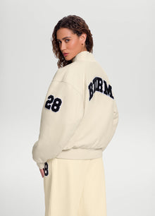 Better League Varsity Jacket | Creamy White