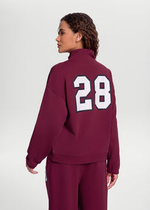 Better League Zip Sweatshirt | Burgundy