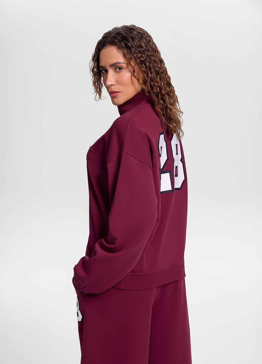 Better League Zip Sweatshirt | Burgundy