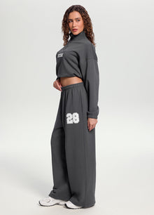Better League Wide-Leg Sweatpants | Charcoal