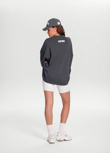 Better League Oversized Tee | Charcoal