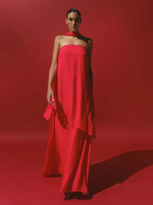 El Maxi Dress | Fire Red