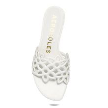 Kirah Sandal Heel | Bright White Faux Nappa