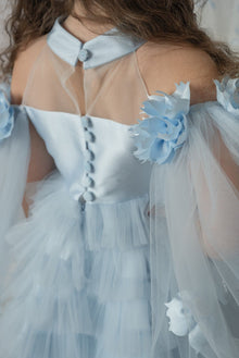 Girl | Alaska Baby Tulle Dress | Blue