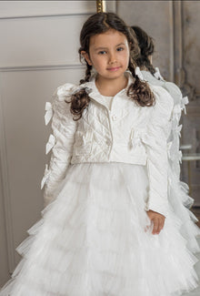 Girl | Poppy Quilted Jacket | White