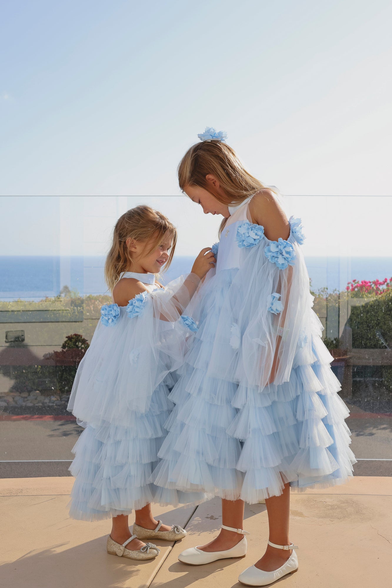 Girl | Alaska Baby Tulle Dress | Blue